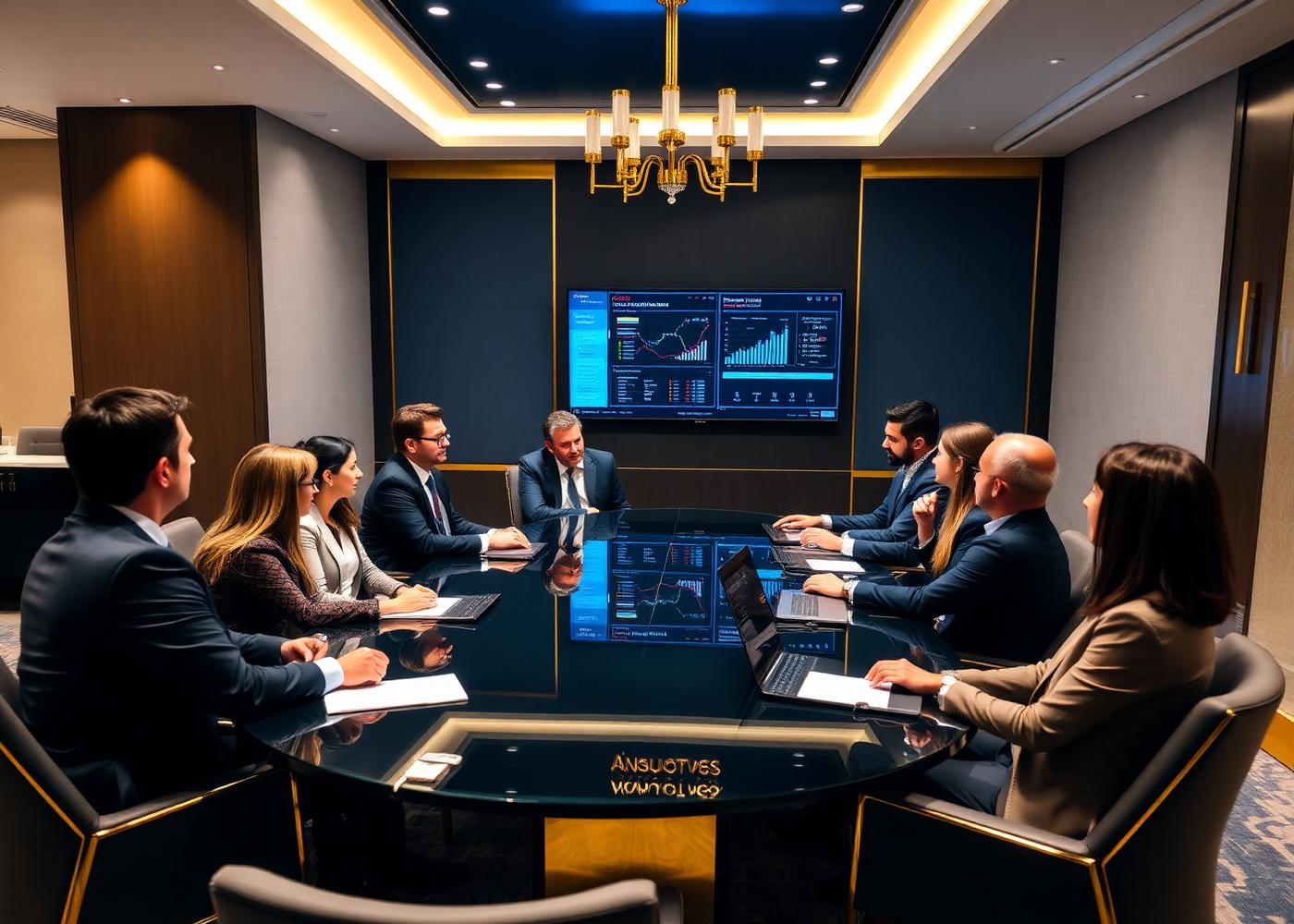 Revenue consultant working with a hospitality management team